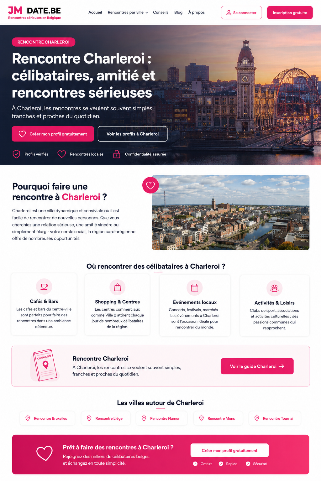 Rencontre Charleroi avec JM Date Belgique